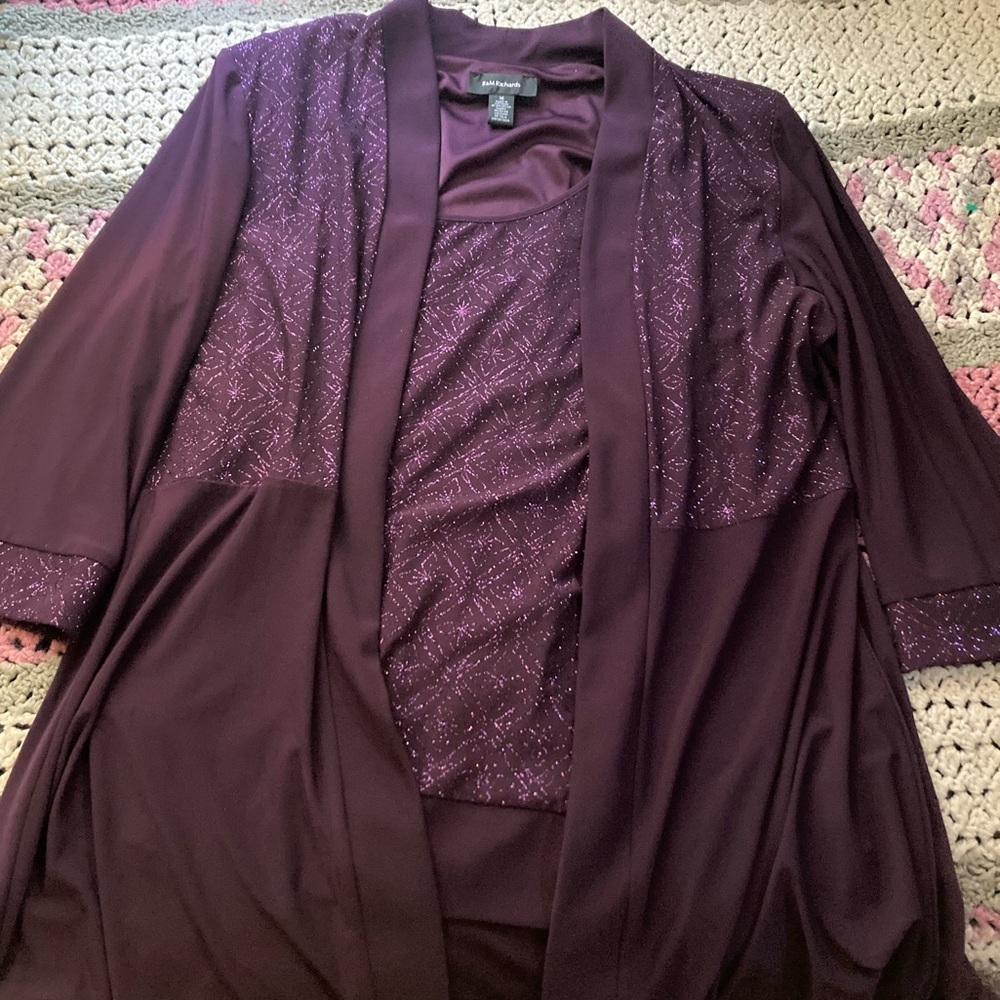 R&M Richards size 16 purple top
